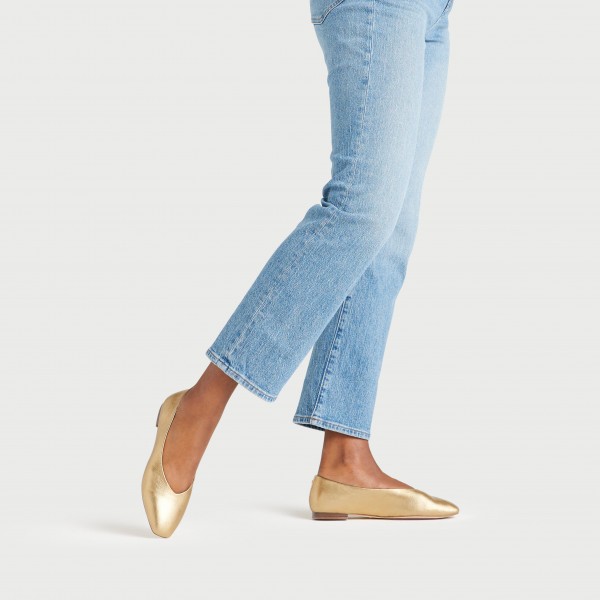 The Crane - Antique Gold Leather