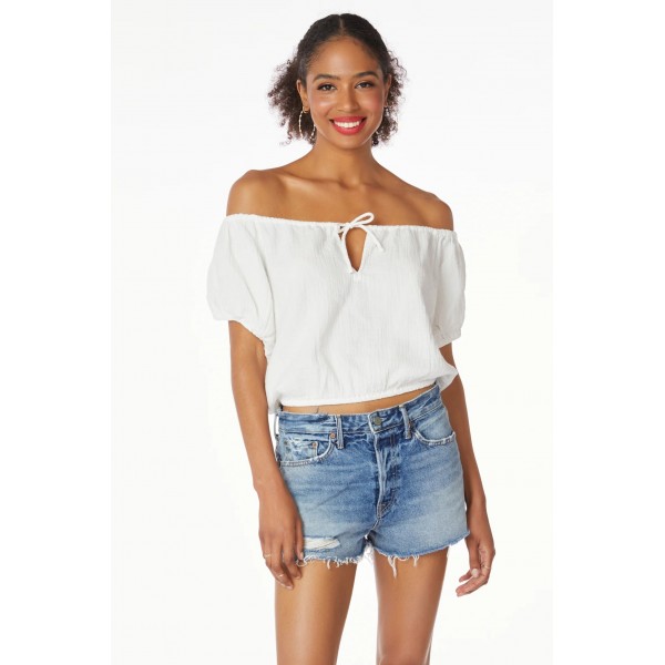 Boatneck Tie Top