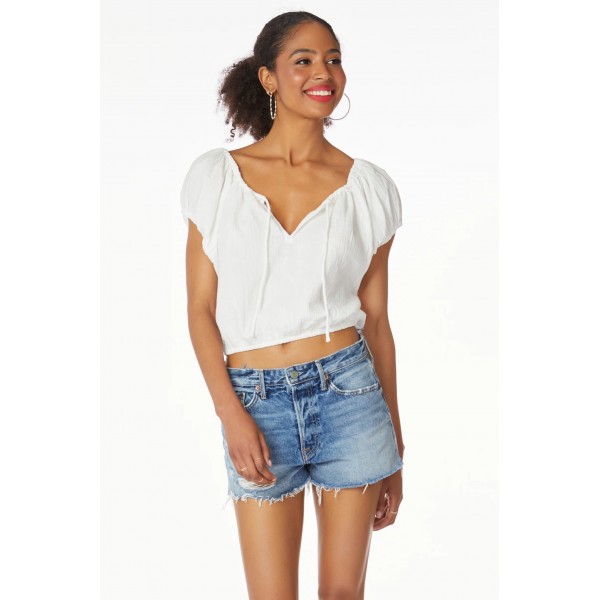 Boatneck Tie Top