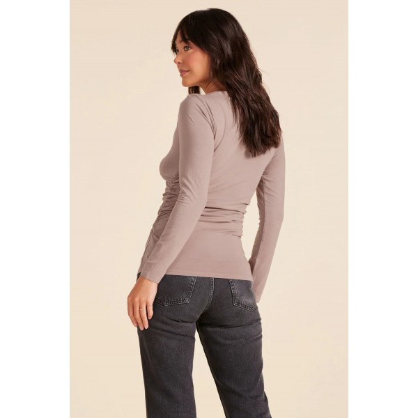 Slash Neck Top