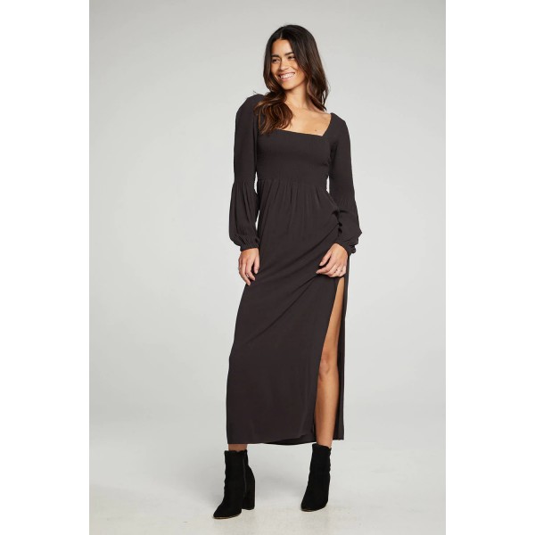 Smocked Long Dress