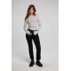 Crystal Shirred Top