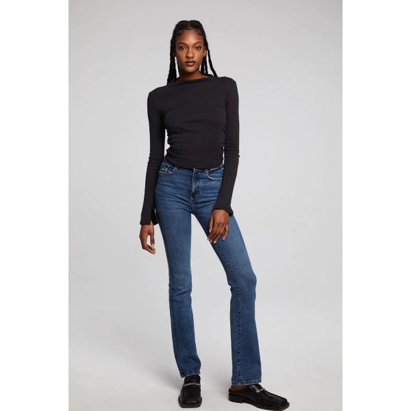 Crystal Shirred Top