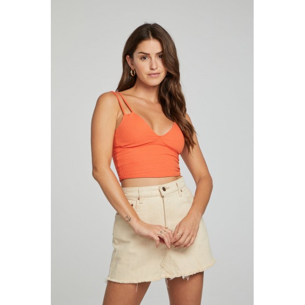 Strand Crop Rib Tank