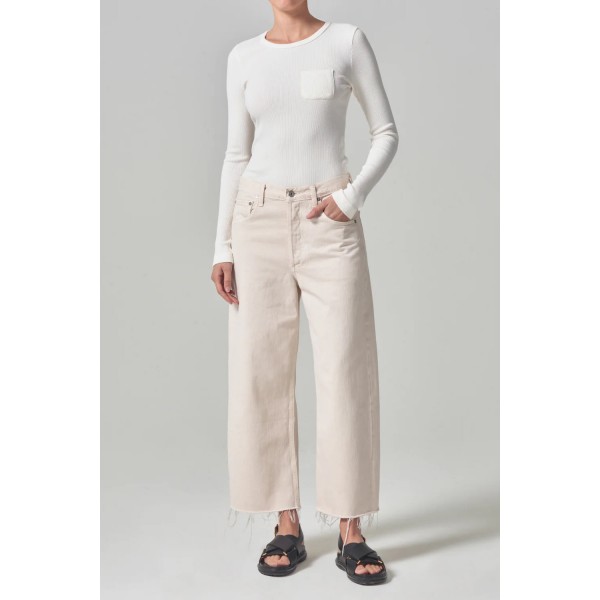 Ayla Raw Hem Crop