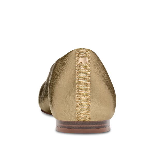 The Crane - Antique Gold Leather