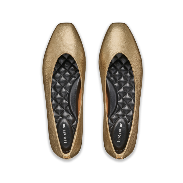 The Crane - Antique Gold Leather