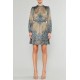 Mandarin Collar Dress
