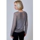 Metallic Mesh Top