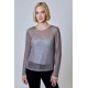 Metallic Mesh Top