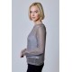 Metallic Mesh Top