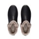 The Falcon - Black Leather Faux Fur