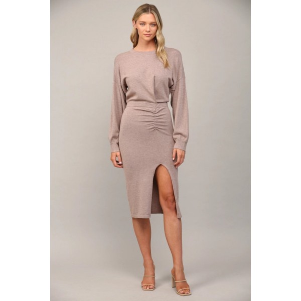 Knit Midi Dress