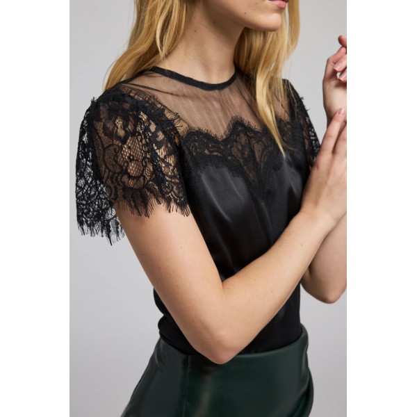 Farren Lace Combo Top