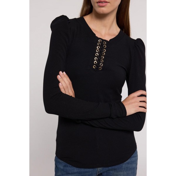 Khara Lace-Up Top