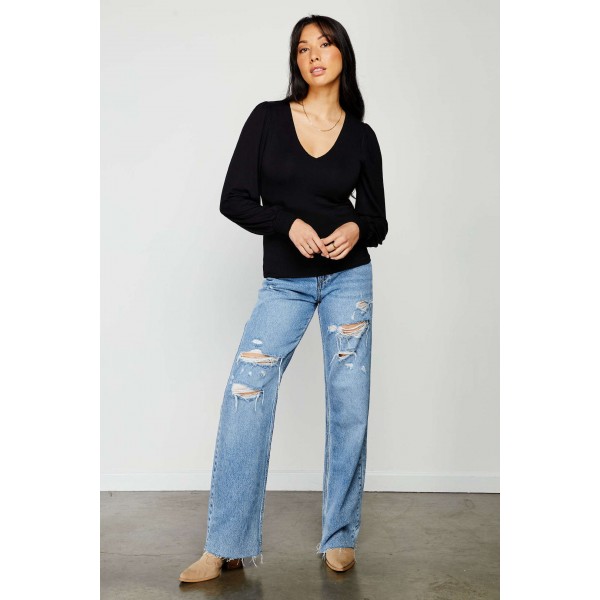 Kelly V Neck Top