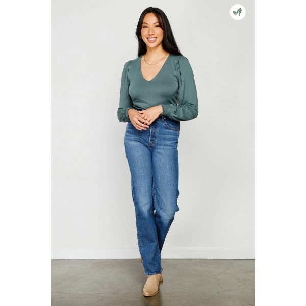 Kelly V Neck Top