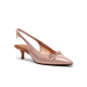 The Goldfinch Kitten Heel - Blush Patent Leather