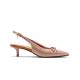 The Goldfinch Kitten Heel - Blush Patent Leather