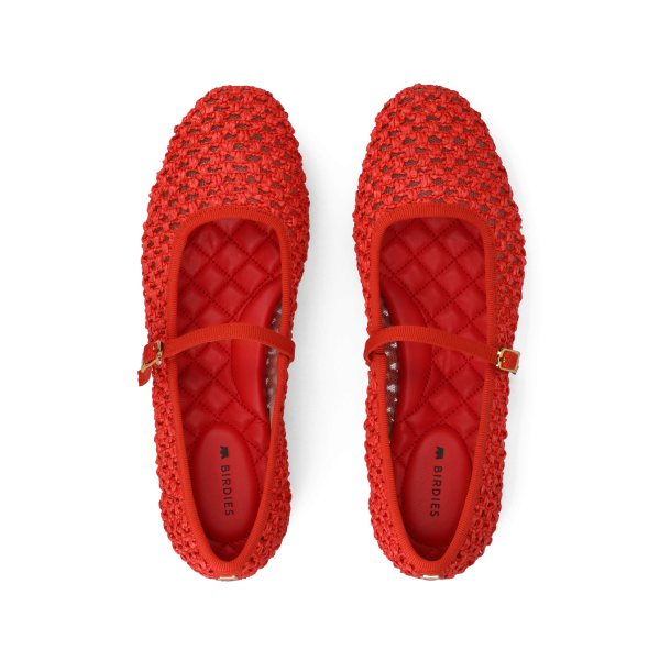 The Hummingbird - Mary Jane Red Openweave