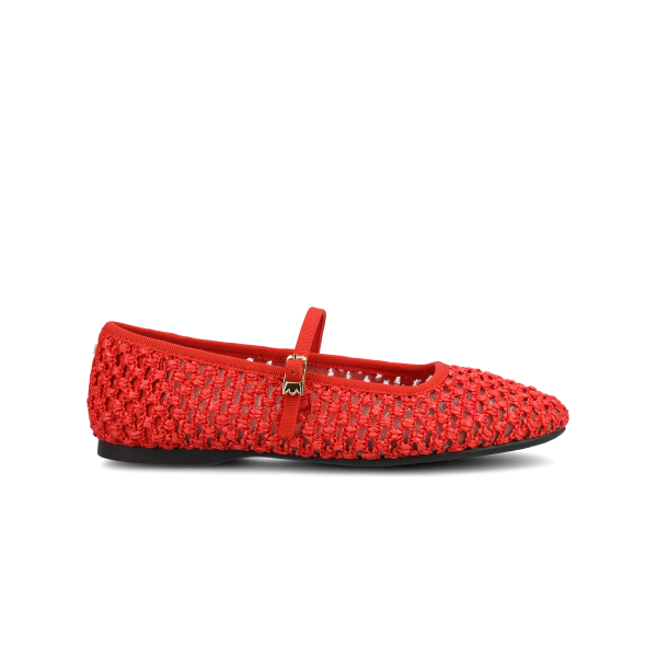 The Hummingbird - Mary Jane Red Openweave
