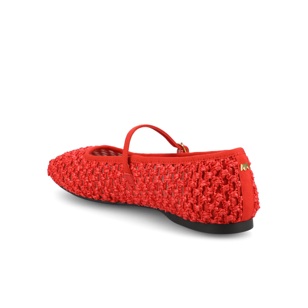 The Hummingbird - Mary Jane Red Openweave