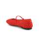 The Hummingbird - Mary Jane Red Openweave