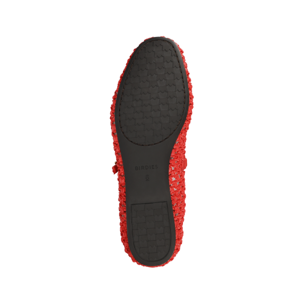 The Hummingbird - Mary Jane Red Openweave