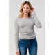 Shirred Rib Top