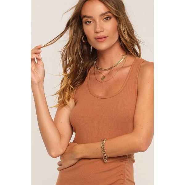 Perla Fitted Ruched Dress