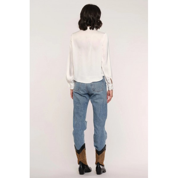 Winslet Smocked Shoulder Blouse