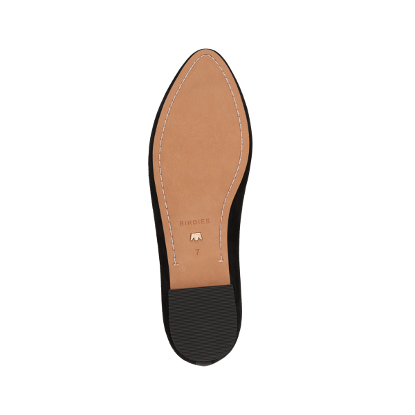 The Heron - Black Suede Tassel
