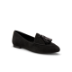 The Heron - Black Suede Tassel