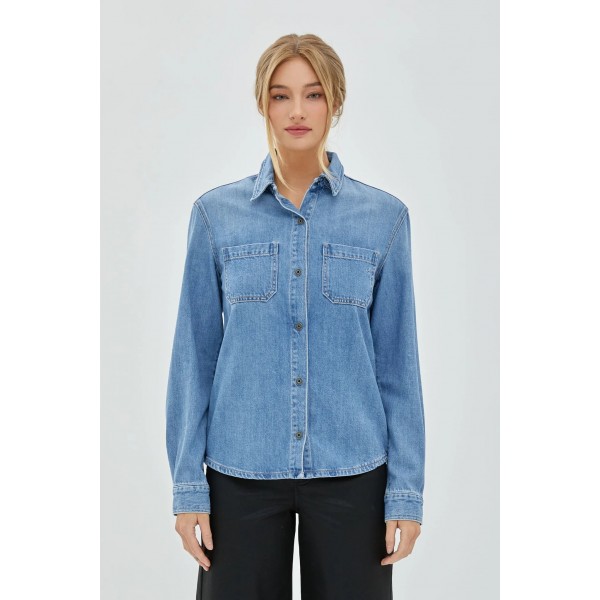Button Down Denim Shirt