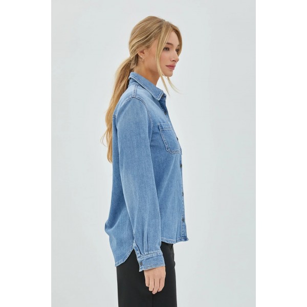 Button Down Denim Shirt