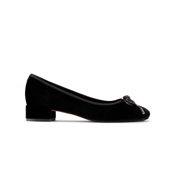 The Hummingbird 30 - Black Velvet Bow