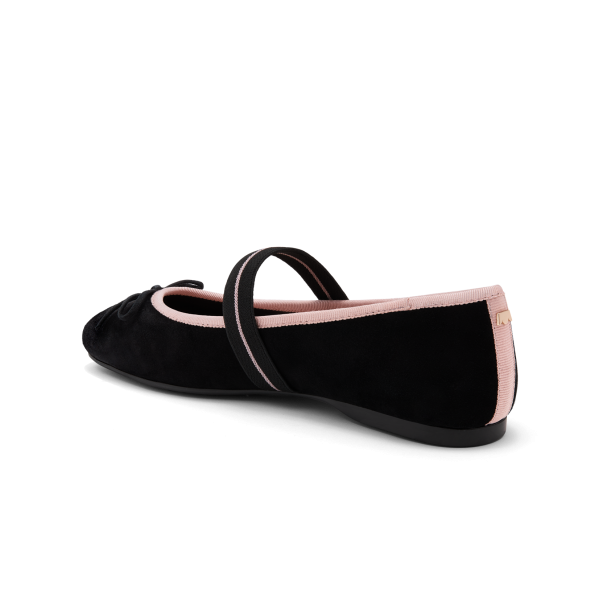 The Hummingbird - Mary Jane Black Suede