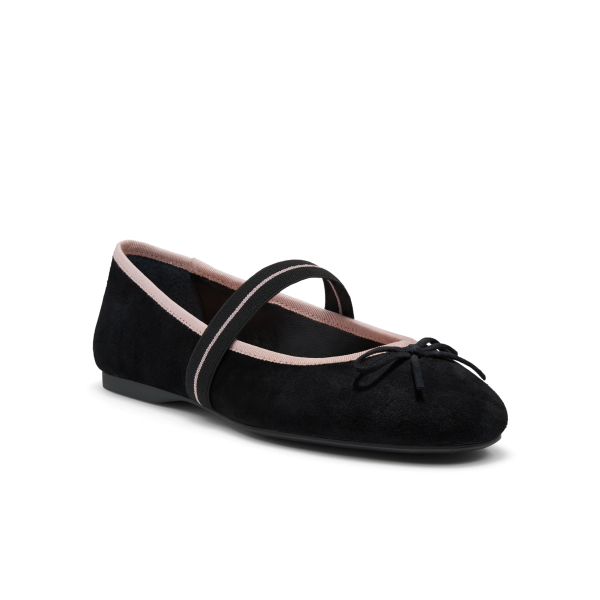 The Hummingbird - Mary Jane Black Suede