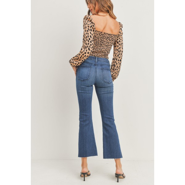 Crop Flare Denim
