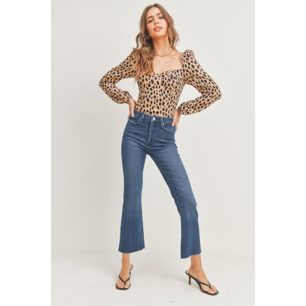 Crop Flare Denim
