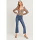 Crop Flare Denim