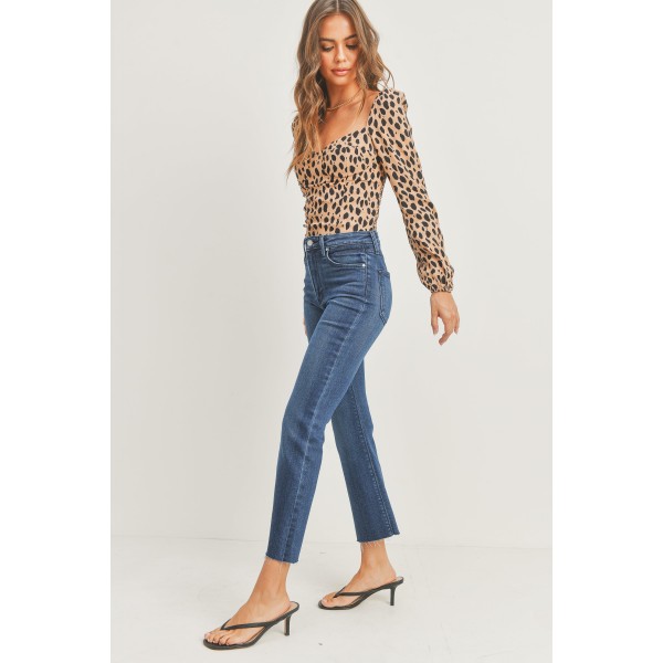 Crop Flare Denim