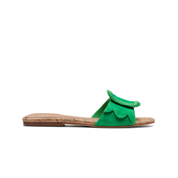 The Kiwi - Kelly Green Suede