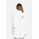 Dara Crystal Rose Button Down