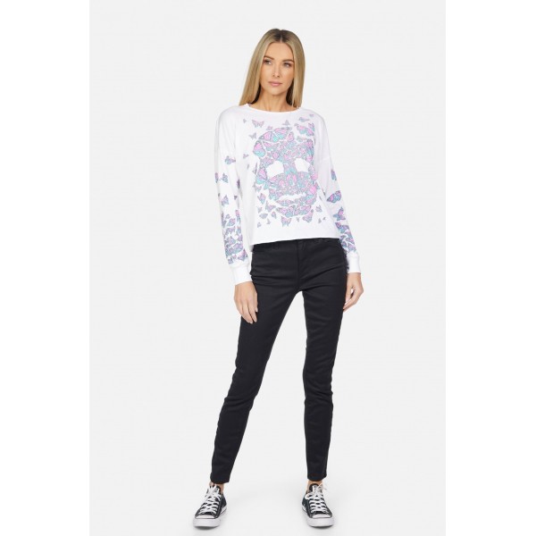 Luella Butterfly Skull Tee