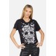 Wolf Butterfly Skull Tee