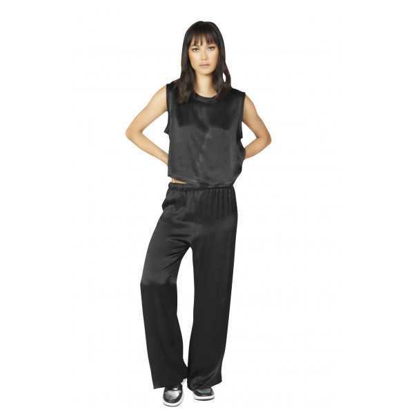 Armitage Satin Crop Tank