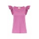 Cameo Square Neck Ruffle Top