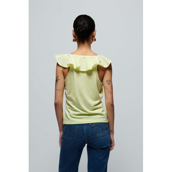 Neah Ruffle Tank Top