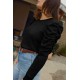 Perla Gathered Sweatshirt